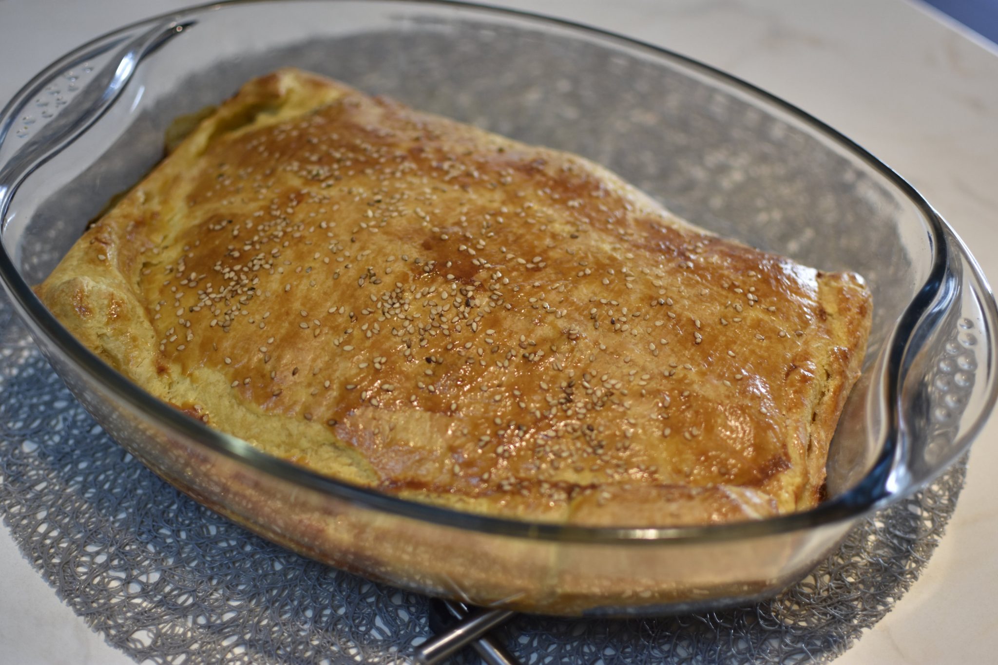 Υπέροχη ζαμπονοτυρόπιτα με μπεσαμελ!