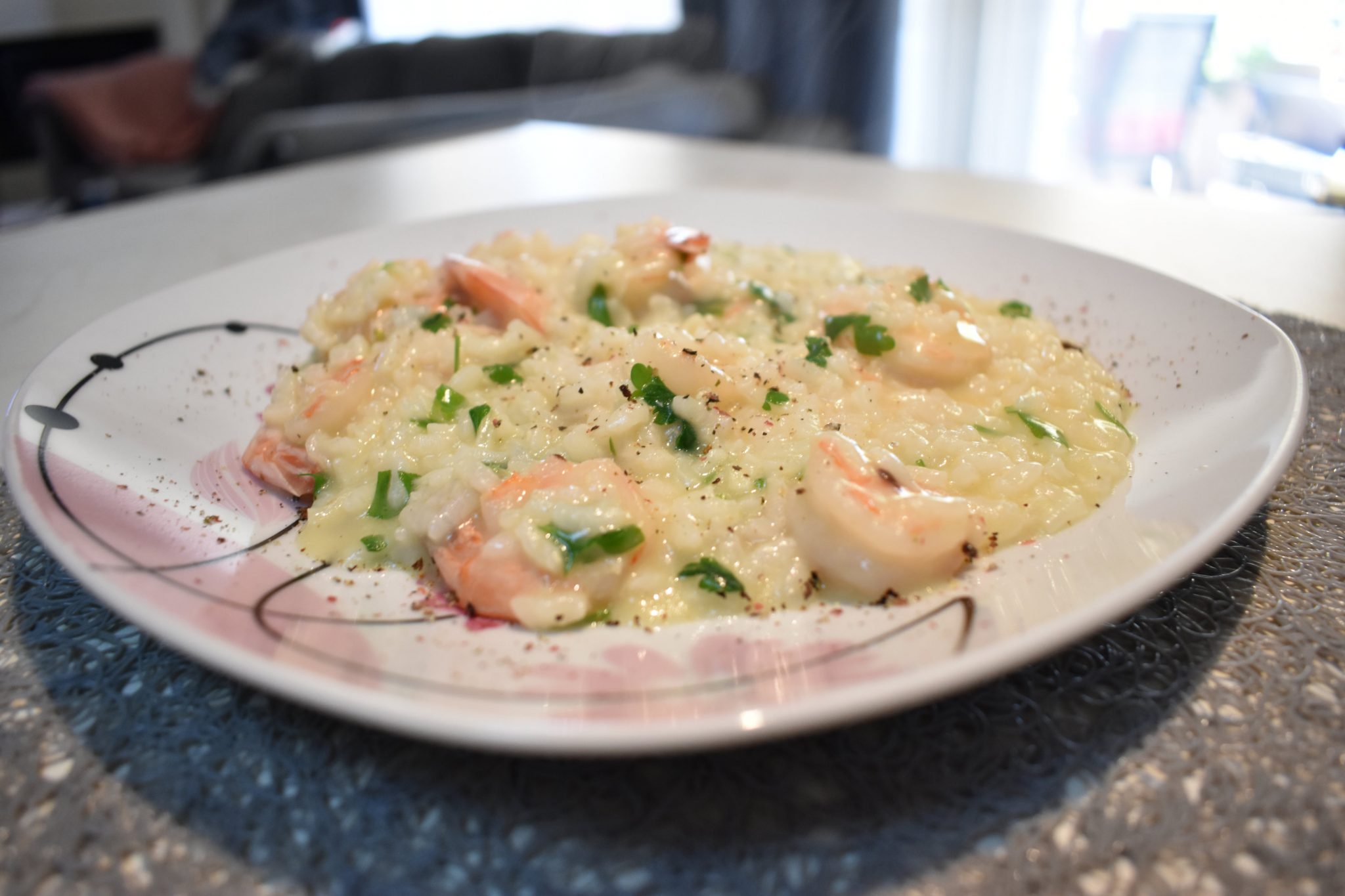 Υπέροχο ριζότο με γαρίδες